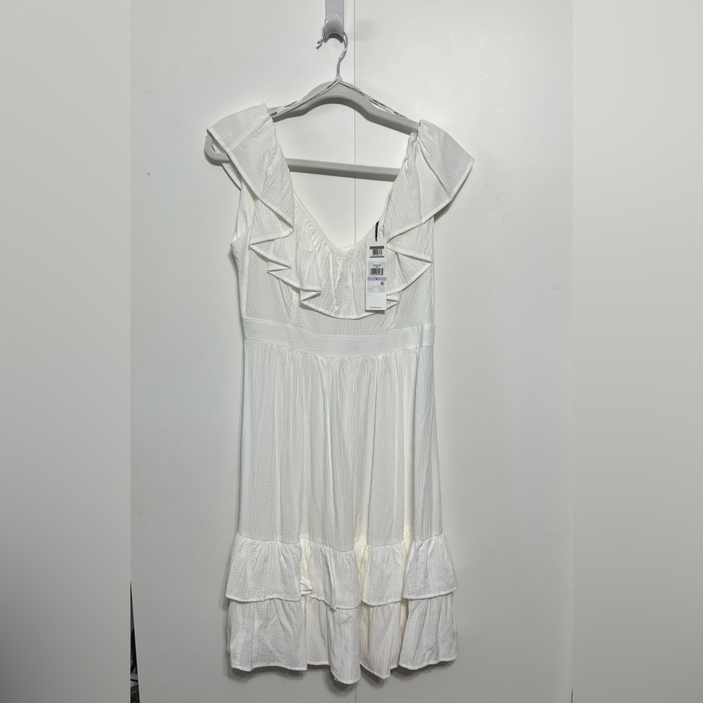 NWT Calvin Klein Knee-Length White Dress